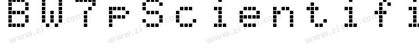 BW7pScientificHalf M字体转换